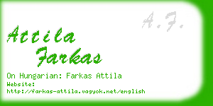 attila farkas business card